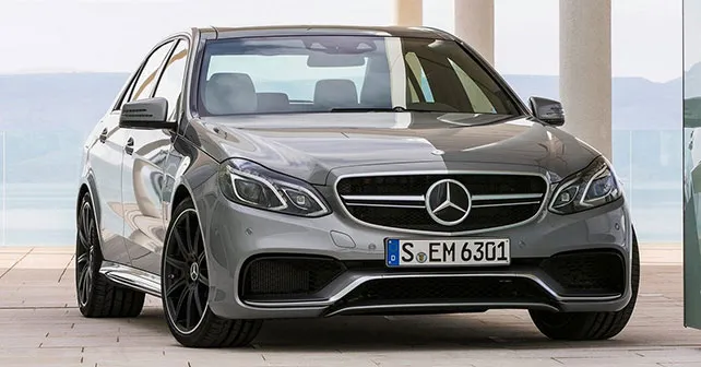 2014 Mercedes Benz E63 AMG Saloon Front Angle
