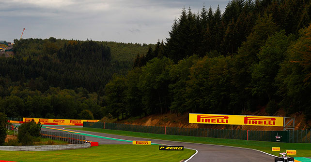 Spa Circuit View Of The Track