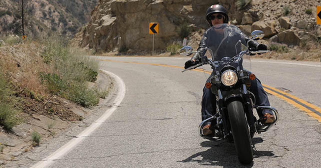 Indian Scout in Motion 1