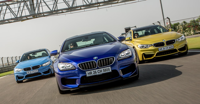 BMW M3 vs BMW M4 vs BMW M6 Gran Coupe Front View
