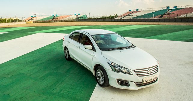 Maruti Suzuki Ciaz Front High Angle