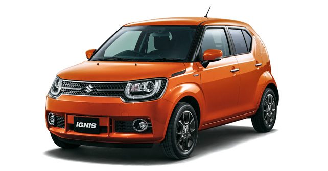 Maruti Suzuki Ignis Left Side and Front View