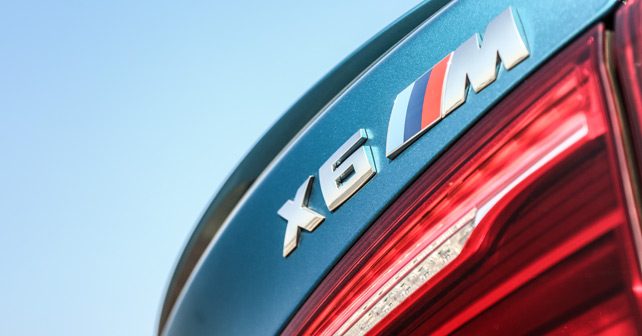 BMW X6 M Tail Gate Logo