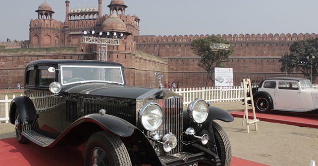 Vintage car rally Vintage Cars at Red Fort