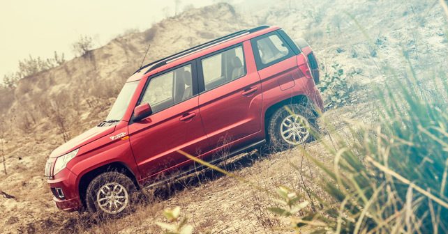Mahindra TUV300 Side profile