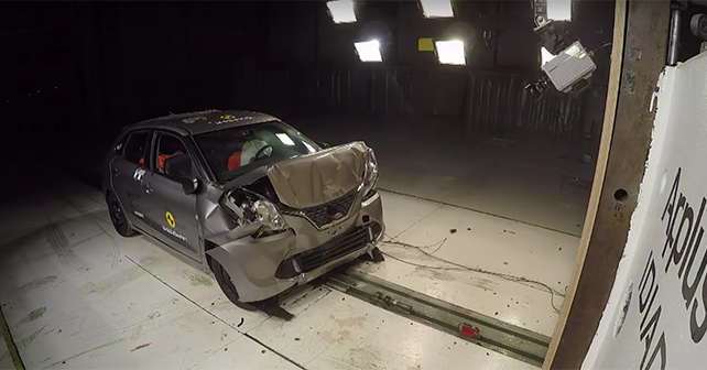 Maruti Suzuki Baleno Crash Test Frontal