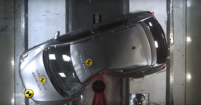 Maruti Suzuki Baleno Crash Test Pole Impact