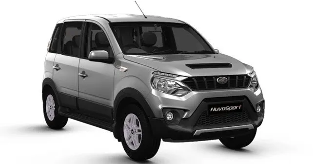 Mahindra Nuvosport Front Three Quarter Silver