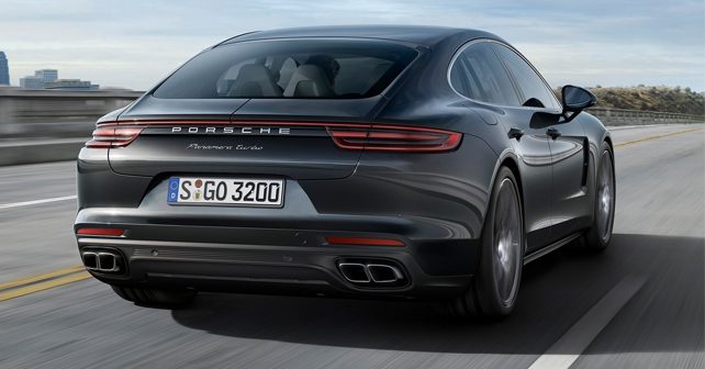 2017 Porsche Panamera rear