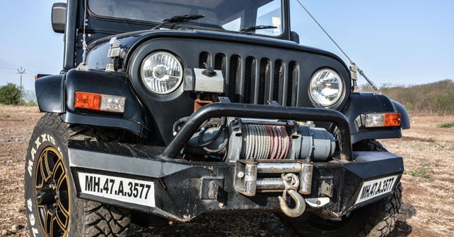 mahindra thar front view