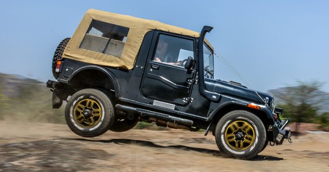 mahindra thar side profile