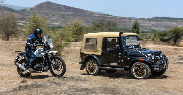 mahindra thar vs re himalayan pic4