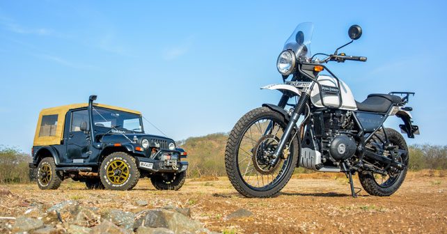 mahindra thar vs re himalayan