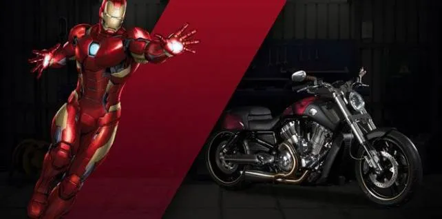 harley davidson marvel custom bikes iron man