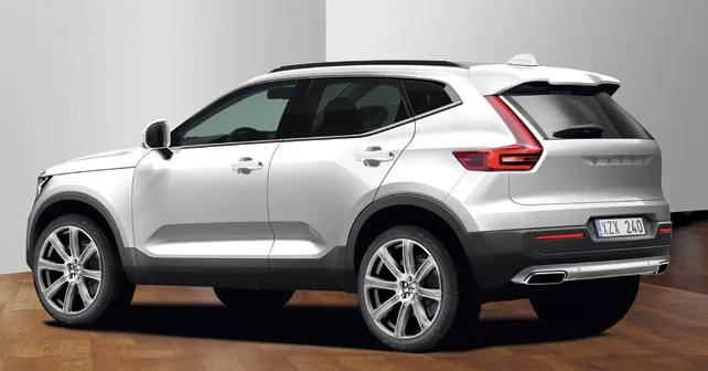 Volvo xc40 rear three quarter