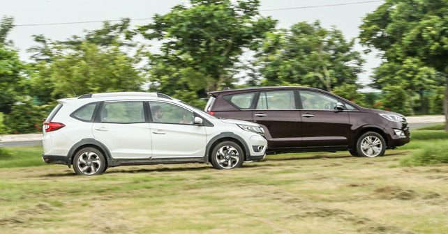 toyota innova vs honda brv side profile