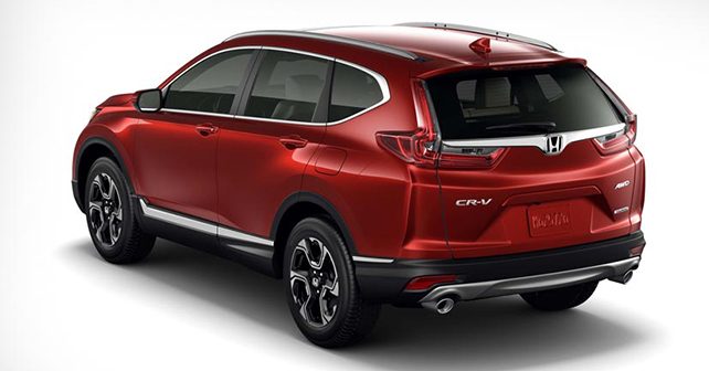 2017 Honda CR V Rear Three Quarter