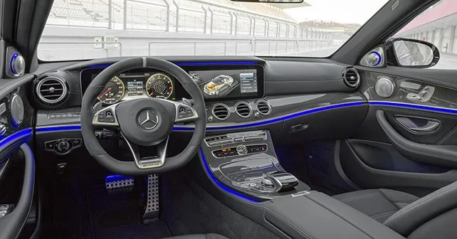 Mercedes AMG E63 S interior cabin dashboard