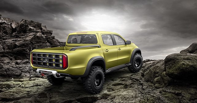 Mercedes Benz X Class Pick Up Truck Outdoor Sporty Rear