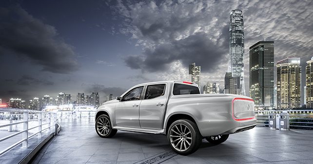 Mercedes Benz X Class Pick Up Truck Urban Rear