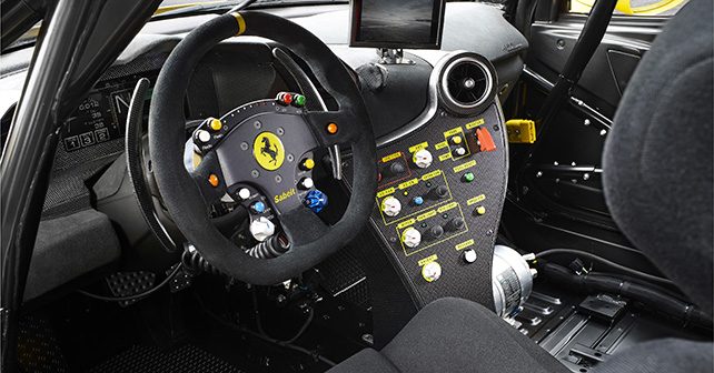 Ferrari 488 Challenge interior