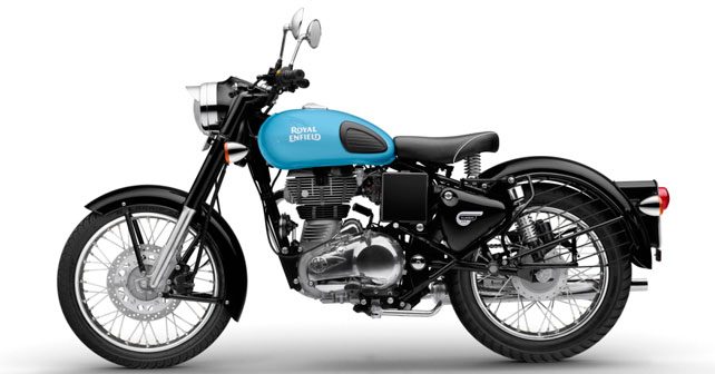 royal enfield classic redditch blue