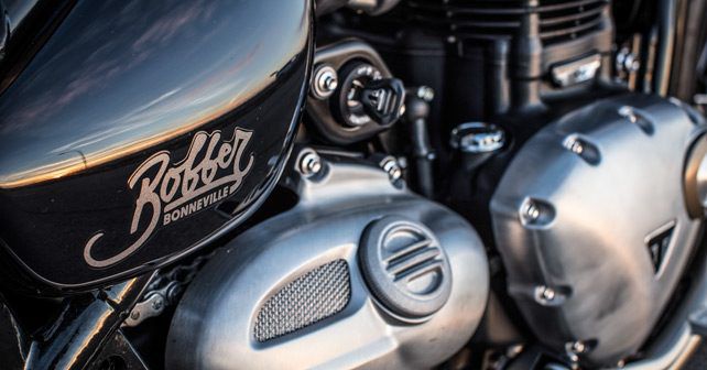 2017 Triumph Bonneville Bobber Engine