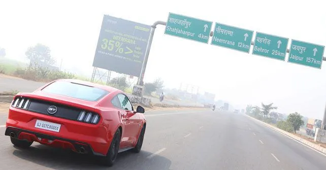 ford mustang india jaipur roadtrip