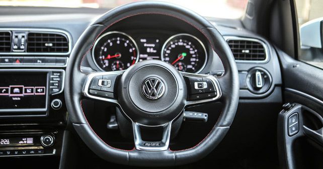 VW Polo GTI steering wheel