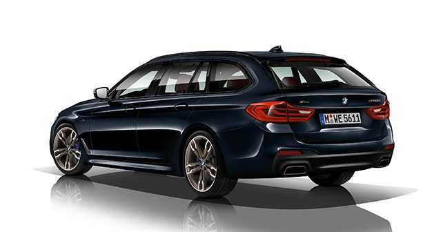 2017 BMW M550d xDrive Touring Rear