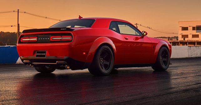 Dodge Challenger SRT Demon rear three quarter