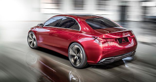 Mercedes Benz Cocnept A Sedan Rear