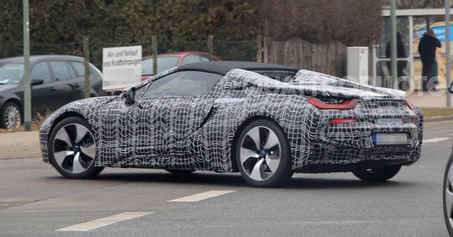 2018 BMW i8 Roadster Spyder Convertible Spy shot1