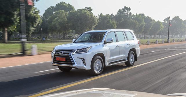 lexus lx 450d front three quarter dynamic