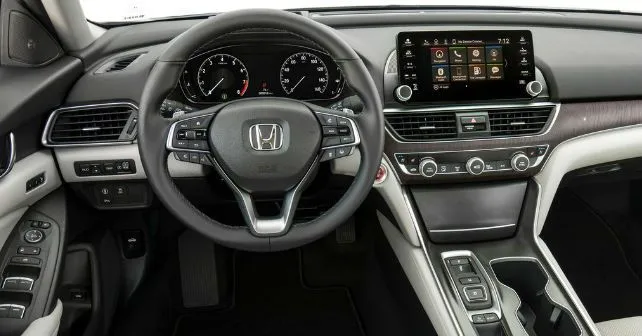 2018 honda accord interior