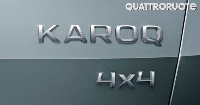 SKODA KAROQ 4x4 badge