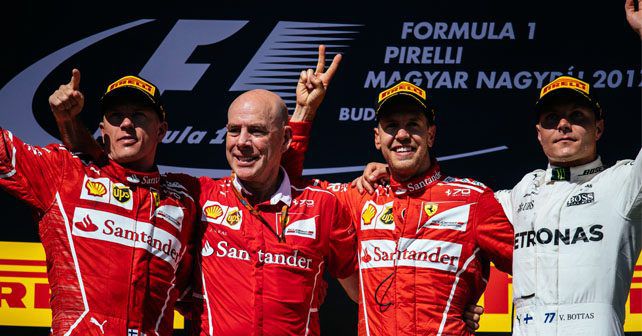 Ferrar Vettel Win HungarianGP