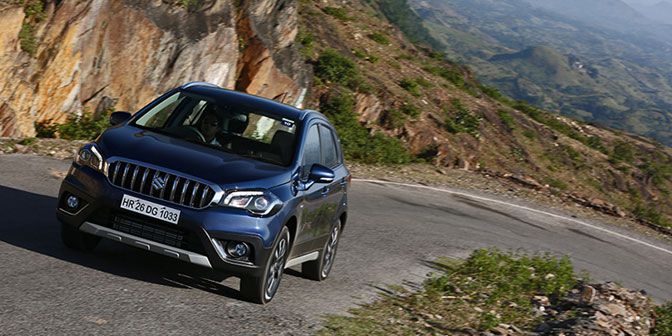 New Maruti Suzuki S-Cross SHVS Front Motion