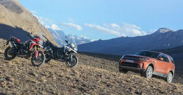 Land Rover Discovery and Trimph Tiger and Honda Africa Twin Travelogue Pic12