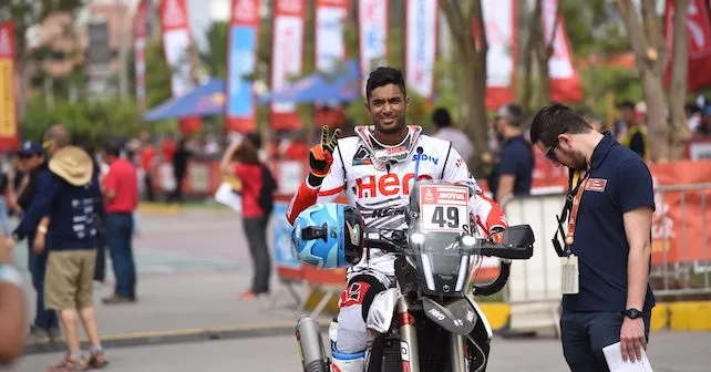 dakar rally santosh finish 1