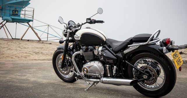 2018 Triumph Bonneville Speedmaster Rear Three Quarter
