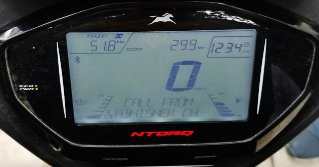 TVS NTorq 125 caller id2