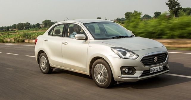 Maruti Suzuki Dzire ZXi AMT Front Three Quarter Motion