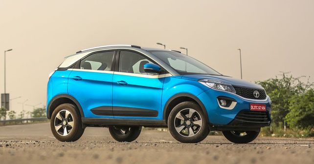 Tata Nexon XZ Front Three Quarter1