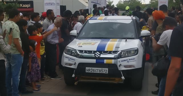 Team Maruti Suzuki Motorsport at the Ceremonial Flag-off 