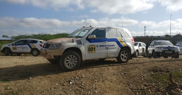 Team Maruti Suzuki Motorsport at the Dakshin Dare 2018