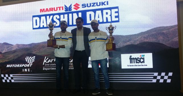Samrat Yadav and Karan Aukta at the prize ceremony of DDR 2018