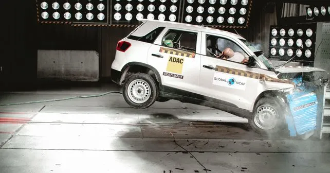 Maruti Suzuki Vitara Brezza GNCAP crash test Maruti Suzuki Vitara Brezza GNCAP crash test
