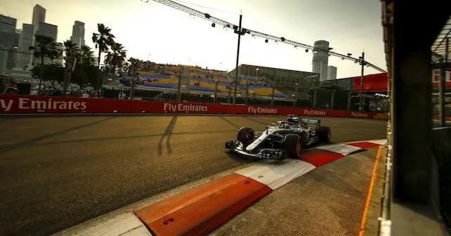 F1 2018 Singapore Grand Prix Hamilton Pole