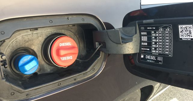 AdBlue fluid on BS-VI diesel vehicles